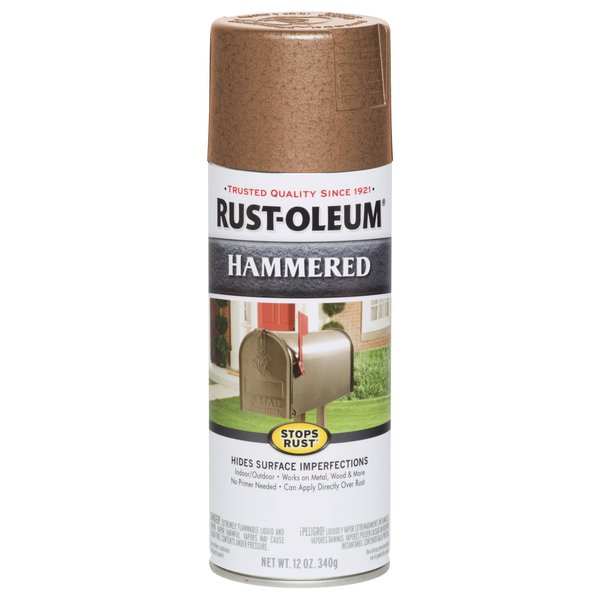 Rust-Oleum Copper, Hammered, 12 Oz 210849